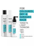 Nioxin [Pro Clinical Scalp + Hair Thickening System 3 Trial Kit for Coloured Or Dry Damaged Hair with Light Thinning]