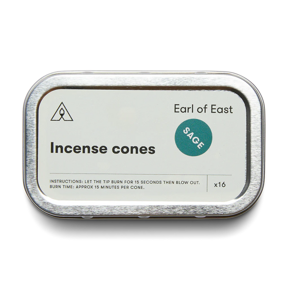 Earl of East Incense Cones / Sage