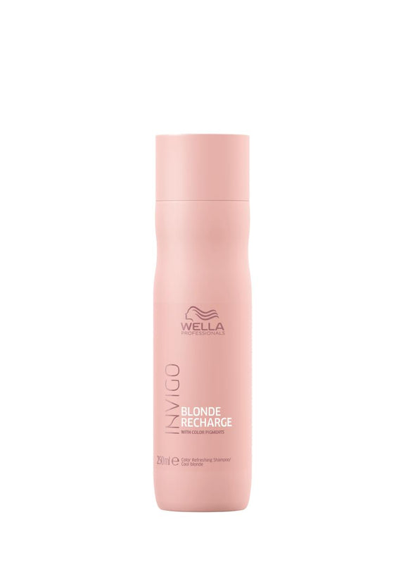 Wella - Invigo Cool Blonde Recharge Shampoo -250ml